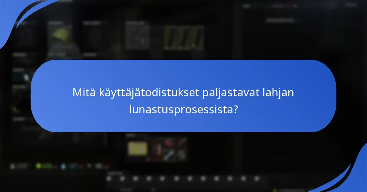 Mitkä tekijät vaikuttavat lahjan lunastusten onnistumiseen?