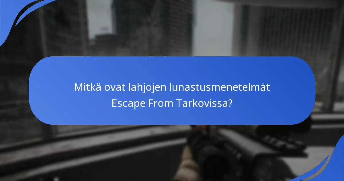 Mitkä ovat lahjojen lunastusprosessin yleiset sudenkuopat?