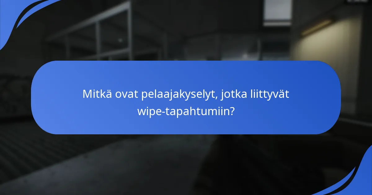 Mitkä parannusehdotukset ovat nousseet esiin pelaajapalautteesta?